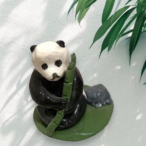 Handmade Panda Sculpture